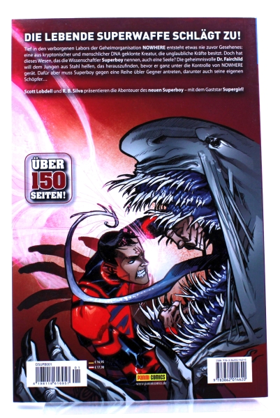 DC Comics Superboy Comic Paperback Nr. 1: Die lebende Superwaffe schlägt zu von Panini